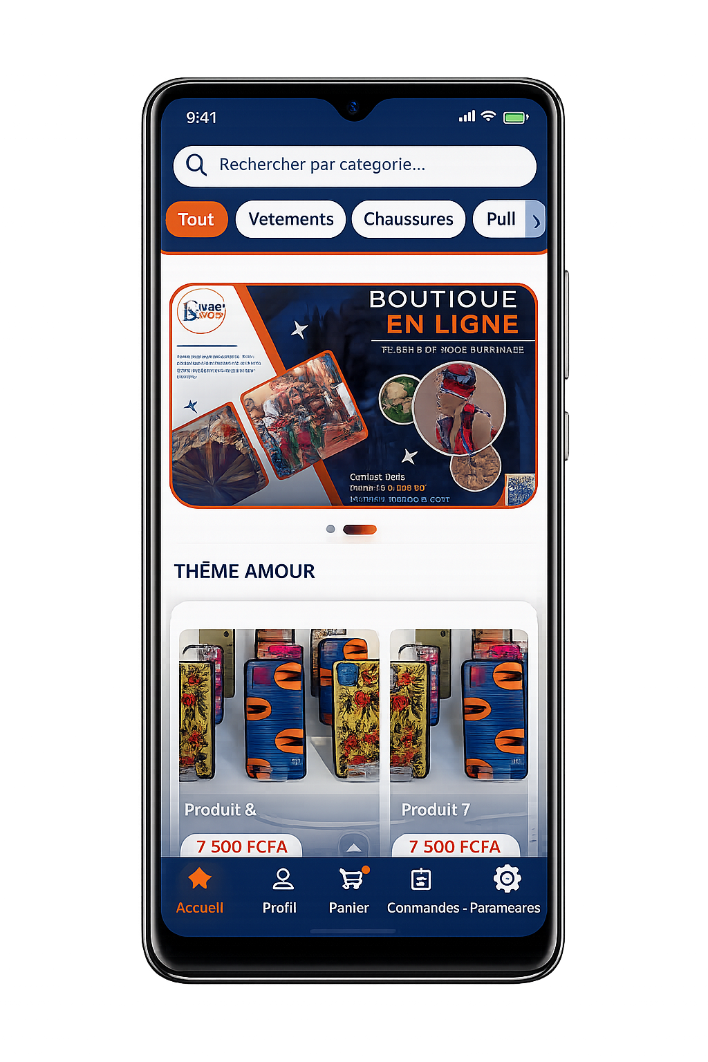 Application SBG SHOP